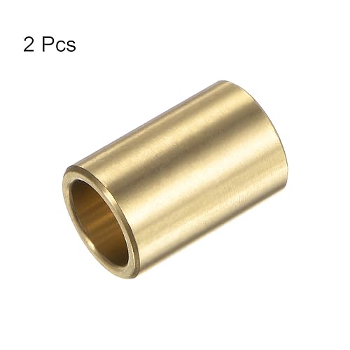 HARFINGTON 2pcs Sleeve Bearings 3/8" Bore 1/2" OD 3/4" Length Wrapped Oilless Bushing Brass Alloy for Transmission Conveyor Systems - size: 3/8" x 1/2" x 3/4"