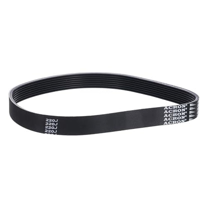 uxcell 220J8 PJ V-Ribbed Belt 8 Ribs 22" L x 0.74" W x 0.14" H, EPDM - size: 220J8