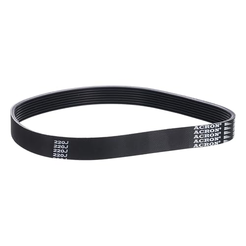 uxcell 220J8 PJ V-Ribbed Belt 8 Ribs 22" L x 0.74" W x 0.14" H, EPDM - size: 220J8
