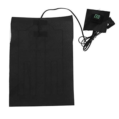 Temperature Adjustable Electric Heating Sheet - USB Heating Pad for Clothes Vest - Durable Composite Fiber - 45℃ to 65℃ Adjustable Temperature - Lightweight & Waterproof