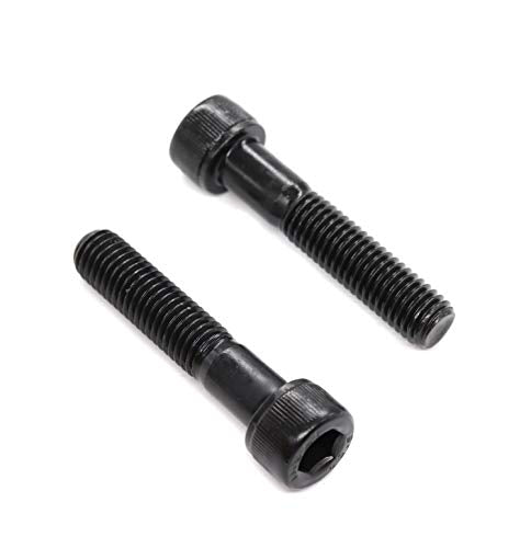 10pcs M10 x 50mm Black Socket Cap Bolts Screws 12.9 Grade Alloy Steel - size: 10pcs M10 x 50mm
