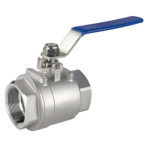 DN40 Ball Valve Handle, Stainless Steel Lever Replacement with Nut