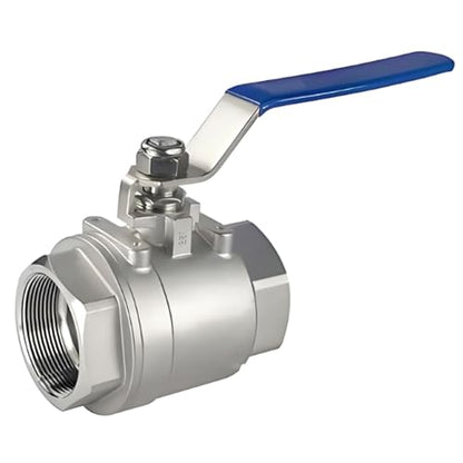 DN40 Ball Valve Handle, Stainless Steel Lever Replacement with Nut