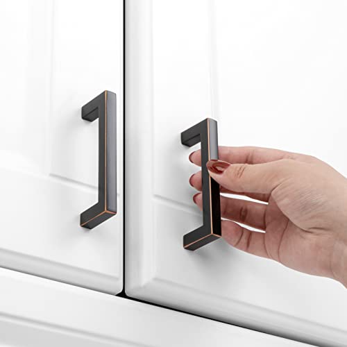 KOOFIZO 20 Pack 3 in Oil Rubbed Bronze Cabinet Pulls, Drawer Handles 1816 - color: Oil Rubbed Bronze, size: 3" CC - 20Pcs, style: Modern