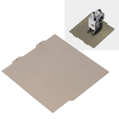 BORDSTRACT Double-Sided Build Plate, PET Carbon Fiber + PEI Spray Texture Spring Steel 184x184mm Without Soft Magnetic Base, Hot Bed Platform for A1/Mini 3D Printers - style: PEI texture + PET carbon fiber 184*184mm