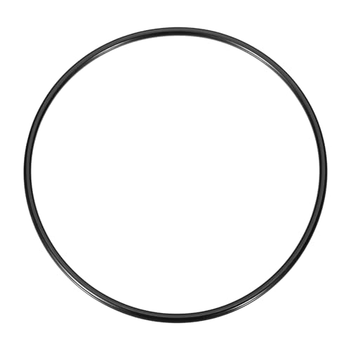 uxcell 5Pcs AS-251 O-Rings, Nitrile Rubber O-Rings 5-1/8" ID, 5-3/8" OD, 1/8" Width Round Sealing Gasket for Hydraulic Pneumatic Systems Sealing Repair (90 Durometer, Black) - size: 5-1/8" ID, 1/8" Width