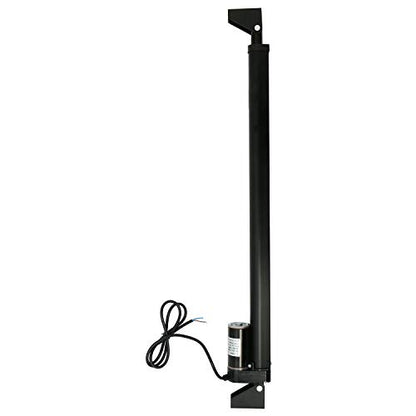 Homend 2Pcs Black Heavy Duty Steel Mounting Brackets for Linear Actuator 1Pair