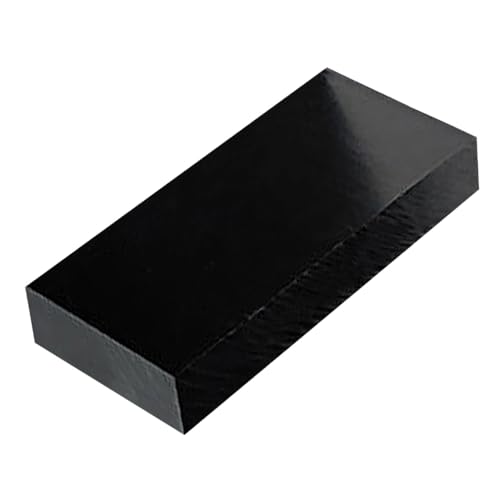 High-Density Polyethylene (HDPE) Plastic Block 1" Thick - 4" x 6" HDPE Plastic Sheet for Machining,Home Improvements,DIY Projects(Black PE Sheet 1 PCS) - color: Black, size: 1" x 4" x 6"