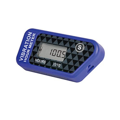 YOOREAL Vibration Hour Meter,Maintenance Hours Waterproof IP68 - color: Blue