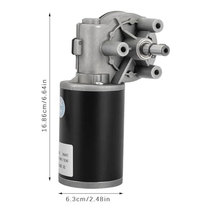 DC Reduction Motor,Gear Reduction Electric Motor,24V 80W 220RPM Electric Gear Motor High Efficiency Brushed DC Motor (Motor Position-Left), SDX20U