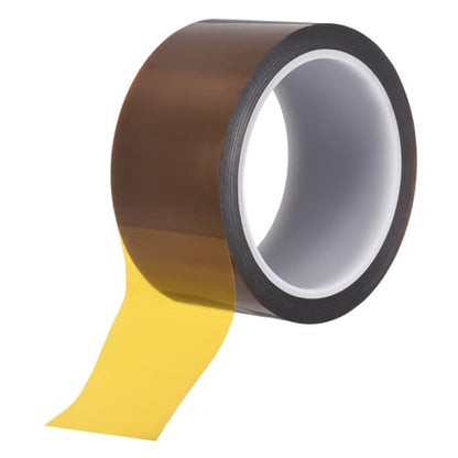 uxcell Heat Tape,50mmx33m(108ft) Heat Transfer Tape(0.08mm T,Brown) - size: 50mm