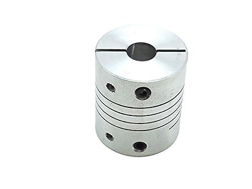 8x12.7mm 1/2" Flexible Shaft Coupling Stepper Motor Coupler D25 L30
