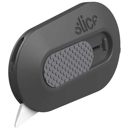 Slice Mini Box Cutter | Manual Retracting | Safe Ceramic Box Cutter Lasting 11x Longer than Metal | Box Opener | 1 Pack | Stone - color: Stone, size: 1 Pack