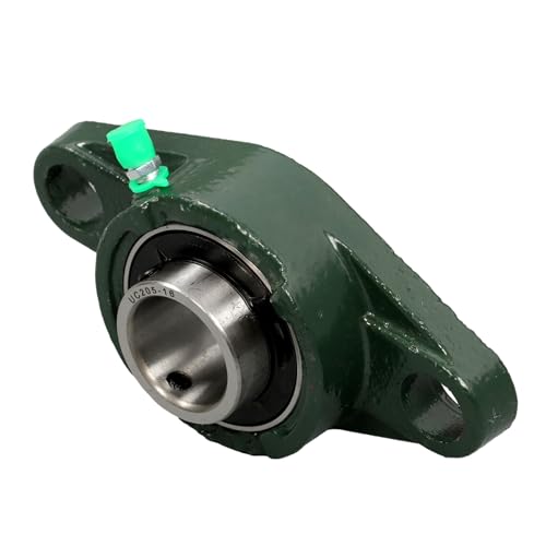 Self-Aligning Flange Mount Pillow Block Bearing - 1 Inch Bore, Bearing Steel, UCFL205-16 4 Pack