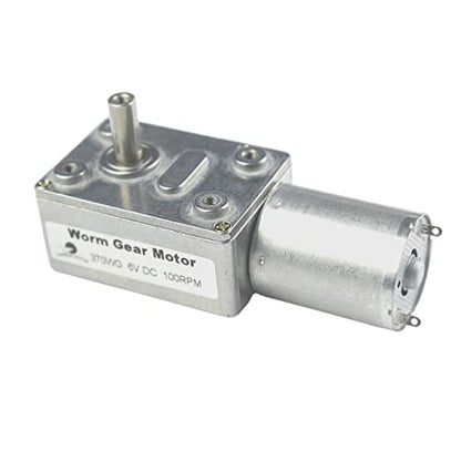 CHANCS 370WG Worm Geared Drive Motor 6V DC 100RPM for Range Hood Nesting Machine Smart Equipment - size: ‎6V, style: 100RPM