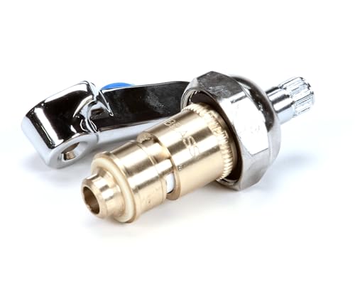 T&S Brass 012445-25 Ceramic Cartridge with Bonnet and Lever Handle, Cold, Left Hand - size: 2.00 x 2.00 x 1.50