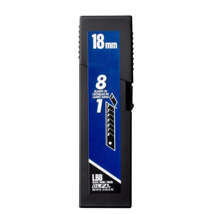OLFA 18mm Ultra-Sharp Black Snap-Off Blades (LBB-50B) - 50 Blades