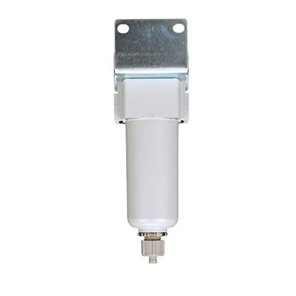 PneumaticPlus SAFM300-N03B-MEP Coalescing Filter 3/8" NPT, 0.1 Micron - size: 3/8" NPT, style: Metal Bowl - Manual Drain
