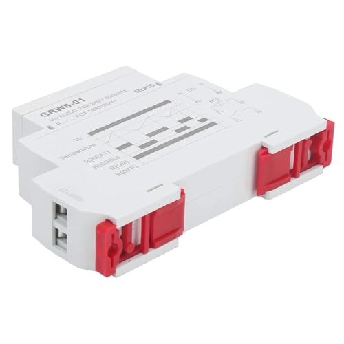 Temperature Control Relay High/Low Temperature Monitor GRW8-01 Temp Controller with LED Display and Probe