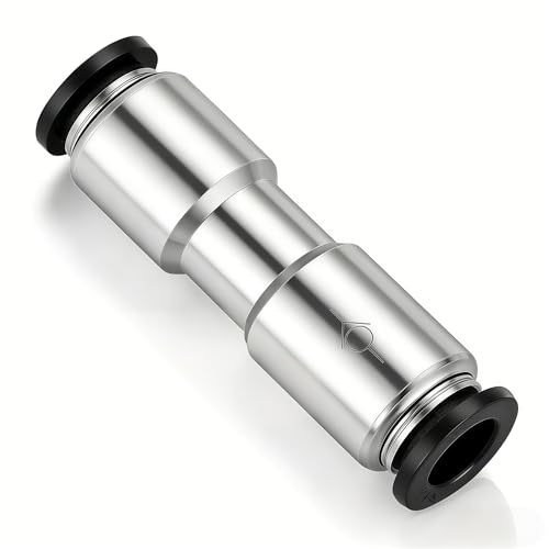Pneumatic Push to Connect Fitting Check Valve 1/2" OD x 1/2" OD One-way Valve Pack of 2 - size: 1/2" OD