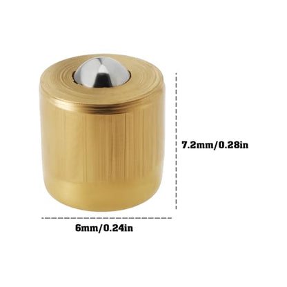 Create idea 30pcs 6mm Press Fit Button Copper Oiler for Old-fashioned Machinery Lubrication