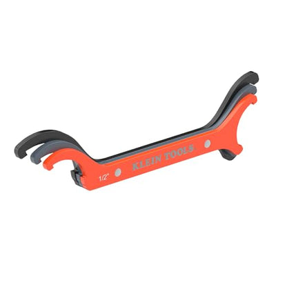 KLEIN TOOLS 50901R Conduit Locknut Wrench Set, Straight, 3-Piece - style: Flat
