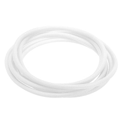 MECCANIXITY Plastic Split Wire Loom Tubing 1/2"(12mm) ID 20FT(6m), White - color: White, size: 1/2"(12mm) ID x 20FT(6m)