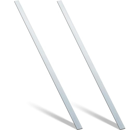 Yaocom 2 Pcs 304 Stainless Steel Flat Bar, 48" L,1-1/2" W,1/8" T - size: 48" L,1-1/2" W,1/8" T