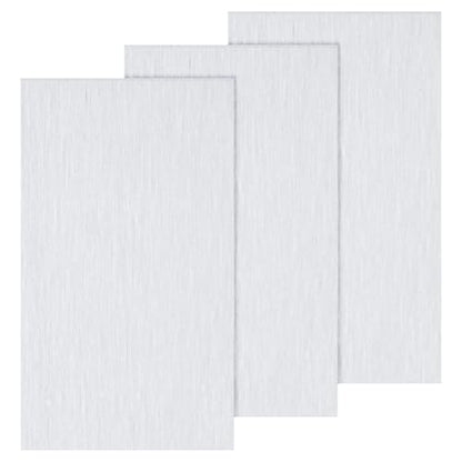 PATIKIL 6061 T651 Aluminum Sheet Metal 4 x 6 x 1/4(0.236") Inch 3Pcs Flat Plain Aluminum Plate Covered Stock with Protective Film, Heat Rectangle 6MM for Lndustry Crafting - size: 4" x 6" x 1/4"