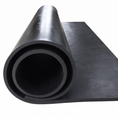 EPDM Rubber Sheet, Black, 60A, 0.375" x 36" x 48" - size: 48 x 36 x 0.375 in.
