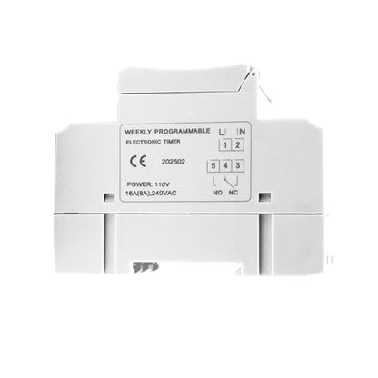 Timer Switch, WenzhiIoT AHC15A AC 110V/16A Weekly Programmable Timer Relay Digital LCD Power