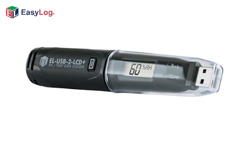 Lascar Electronics EL-USB-2-LCD+ High Accuracy Humidity Temperature and Dew Point Data Logger with LCD