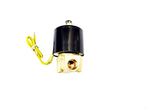 1/4 inch 110V-120V AC Brass Electric Solenoid Valve NPT Gas Water Air N/C