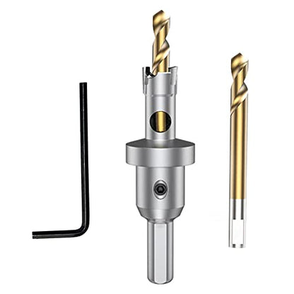 9/16'' Tungsten Carbide Tipped Hole Saw Drill Bit for Hard Metal Steel - size: 14mm | 9/16''