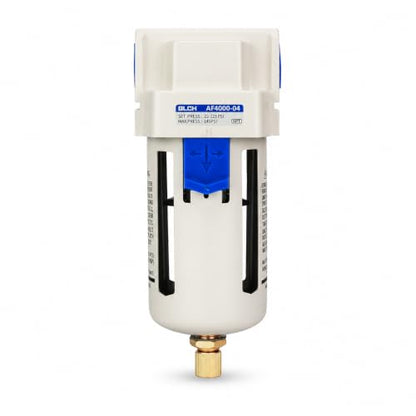 BLCH 1/2" NPT Air Line Dryer - Air Dryer for Compressor,Compressed Air Dryer Air Drying System AF4000-04 Manual Drain Poly Bowl 0-160 PSI 5μm - style: AF4000-04