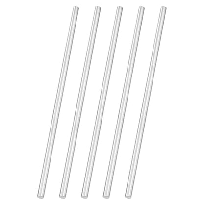 uxcell 5pcs 304 Stainless Steel Round Rods, 3/16" Dia x 6" Length Stainless Steel Metal Solid Shaft Rod Bar for Industry Use Metal Working Hobbies DIY Craft, Silver - size: 3/16" Dia x 6" Length
