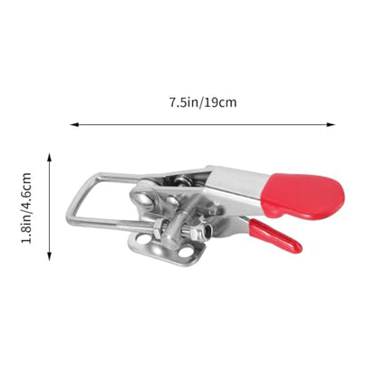 2PCS 304 Stainless Steel Self-Locking Fixture Lock Buckle Box Clamp