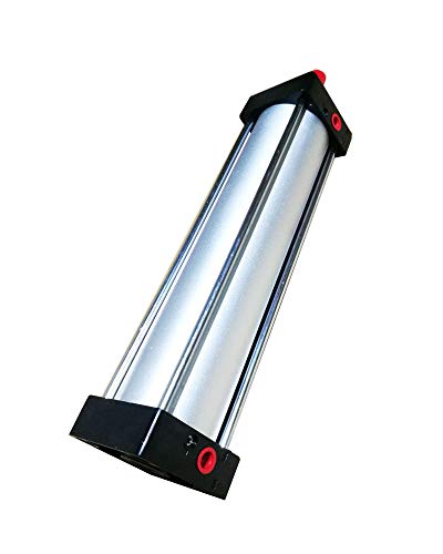 TECHTONGDA Pneumatic Cylinder Air Cylinder Aluminum Alloy Magnetic Stroke Dual Action Cylinder 80mm Cylinder Bore 300mm Stroke - size: 300mm Stroke 80mm Bore