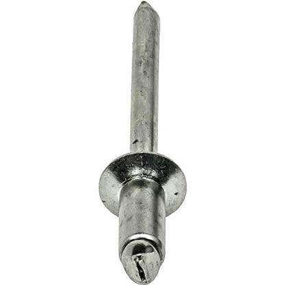 Fastenere - 3/16" x 1/4" Countersunk Head Pop Rivets - Aluminum, Stronger Steel Mandrel, Ideal for Flexible to Rigid Connections, Grip Range: .188" - .250" (50 pcs) - size: 3/16" x 1/4" (6-4) (50 Pack)