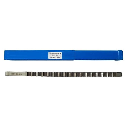 Keyway Broach D-12mm High Speed Steel for CNC Cutting Machine Tool - size: D-12mm