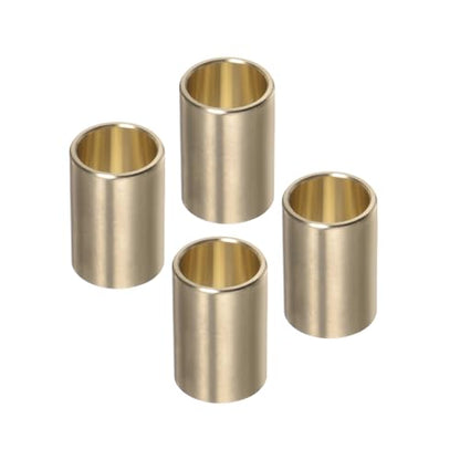 4pcs Cast Brass Oilless Sleeve Bearings - [5/8 Inch x 3/4 Inch OD x 1-1/8 Inch Length] Plain Wrapped Oilless Bushings - size: 5/8" x 3/4" x 1-1/8"