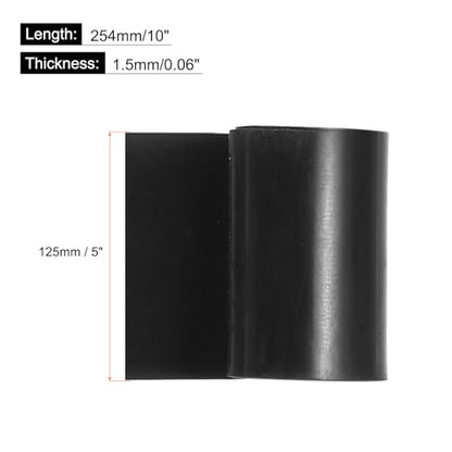 MECCANIXITY Solid Rubber Sheet 1/16" Thick x 5" Wide x 10" Long, Anti-Slip Neoprene Rubber Roofing Material for Gaskets DIY Material, Pads, Seal, Bumpers - size: 1/16" x 5" x 10"