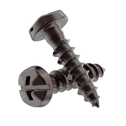 #6 x 5/8" Antique Copper Pyramid Head Phillips Wood Screws - Pack of 25 - Self Tapping Screws for Wood - PH658-SAC - color: Antique Copper