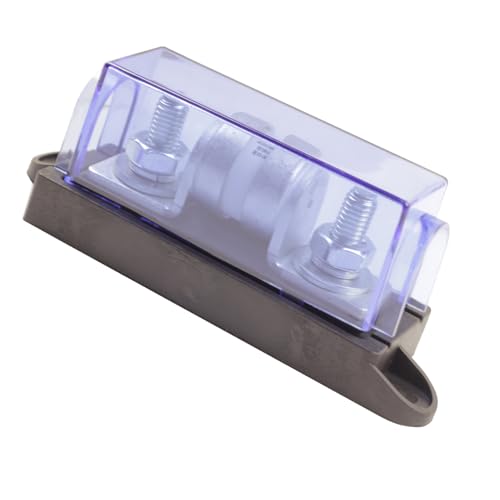 500V AC/DC 350A Class T Fuse Holder, 10kA IR Fuse Block 350amp for Inverter and High- Power Appliances in Marine Boats, Cars, Trucks, RVs - style: 500V 350A
