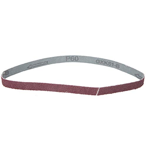 Pongnas 10 PCS Aluminum Oxide Abrasive Sanding Belts GXK51-B for Woodworking and Polishing, Efficient Grinding Solution (60 mesh)