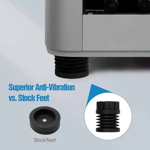 Anti-Vibration Feet for Bambu Lab X1 / X1C / X1E / P1P / P1S – 8 Pack Silicone Shock Absorber Feet, Noise & Vibration Reduction, Stable 3D Printer Accessories - color: X1 / X1C / X1E / P1P / P1S