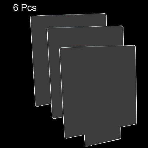 6 PCS 2mm Square Acrylic Blanks, Clear for LED Light Base - size: Square Shaped