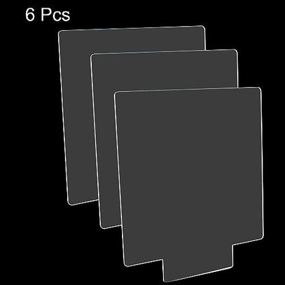 6 PCS 2mm Square Acrylic Blanks, Clear for LED Light Base - size: Square Shaped