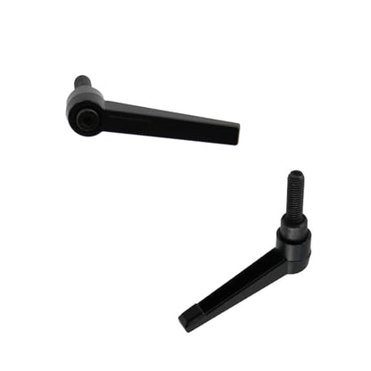 Bitray 10Pcs Adjustable Clamping Lever M8x25mm Quick Release Handle Black