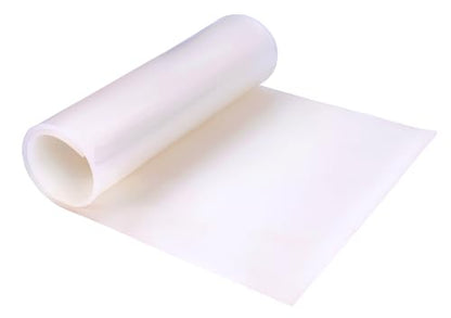 Neoprene Rubber Sheet Solid Rubber Strips Roll Mat PadInsulation High Temperature Rsistant for DIY Gaskets, Pads, Sealing, Cushion (Translucent, 12" X 23" X 3/16" (.187")) - color: Translucent, size: 12" X 23" X 3/16" (.187")